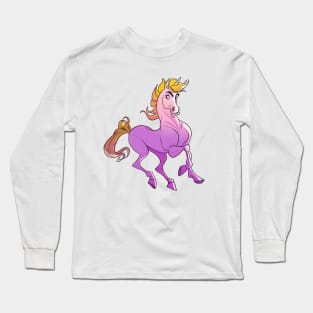 Unicorn Happy Vibes! Long Sleeve T-Shirt